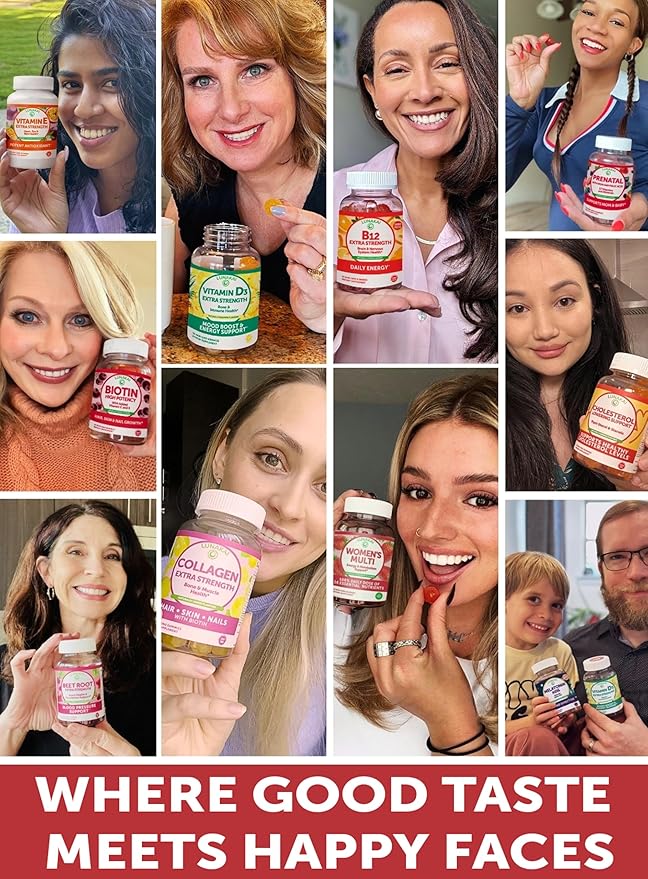 Multivitamin for Women Gummies - Tastiest Proprietary Formula - 100% Daily Value of 16 Essential Vitamins and Minerals (Vitamins A,B,C,D,E) Healthy,Non-GMO Chewable Womens Multivitamin Gummy - 6 Pack