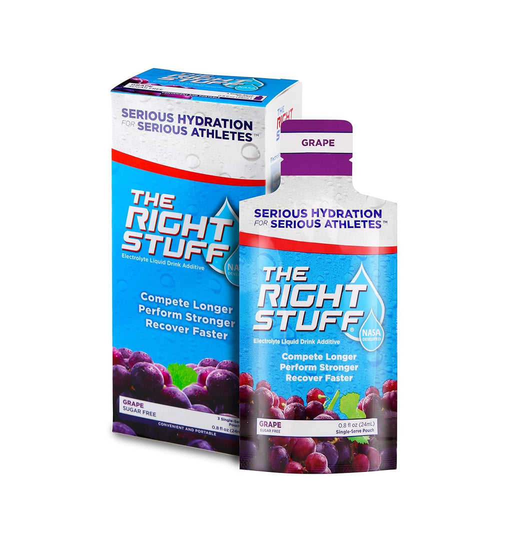 The Right Stuff Electrolyte Drink Concentrate - 3-Pouch Box - Grape