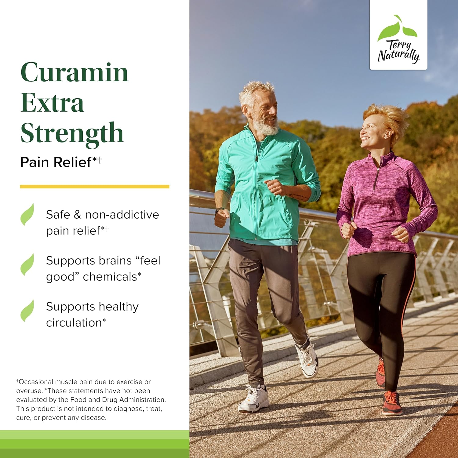 Terry Naturally Curamin Extra Strength - Curcumin & Boswellia Supplement for Healthy Circulation Support - Turmeric Supplement to Support Joints, Muscle Health & Endorphin Production - 30 Tablets