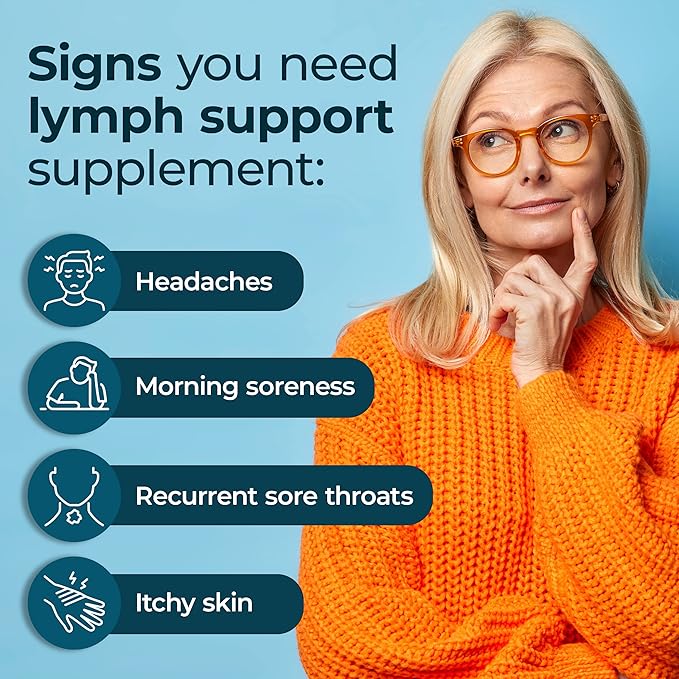PUREHEALTH RESEARCH Lymph System Support - Lymphatic Drainage Supplement for Women & Men - Bromelain, Echinacea, Dandelion, Burdock Root, Lemon Powder, Kelp, Rutin, Cleavers & More - 360 Capsules