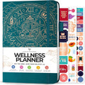 Legend Wellness Planner & Food Journal – Daily Diet & Health Journal with Weight Loss, Measurement & Exercise Trackers – Lifestyle & Nutrition Diary – Lasts 6 Months, A5 size – Dark Teal