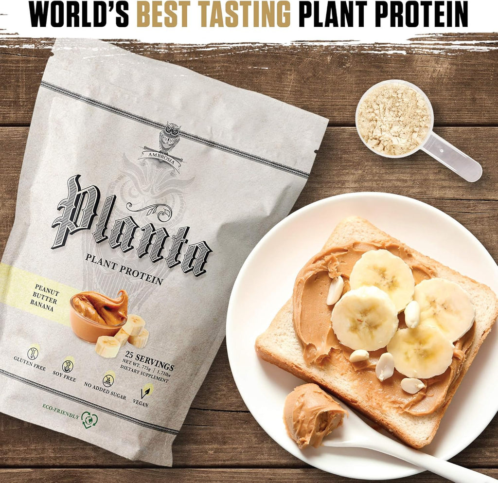 Ambrosia Planta - Premium Organic Plant-Based Protein (Peanut Butter Banana)