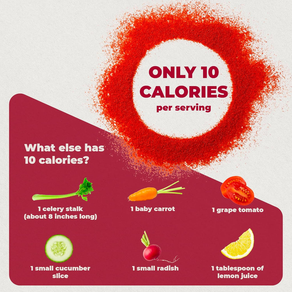 PUREHEALTH RESEARCH Reds Superfoods Powder - Only 10 Calories Fruit and Vegetable Adaptogen Drink with Beetroot, Polyphenols, Probiotic Powder - Antioxidants Supplement for Energy, 30 Servings