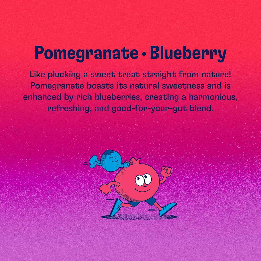 Health-Ade Pomegranate Blueberry Kombucha, Organic Drink, 12-Pack (11.5 Fl Oz Cans) - Fermented Tea with Probiotics, Detoxifying Acids, Supports Gut Health - Non-GMO, Vegan, Gluten-Free