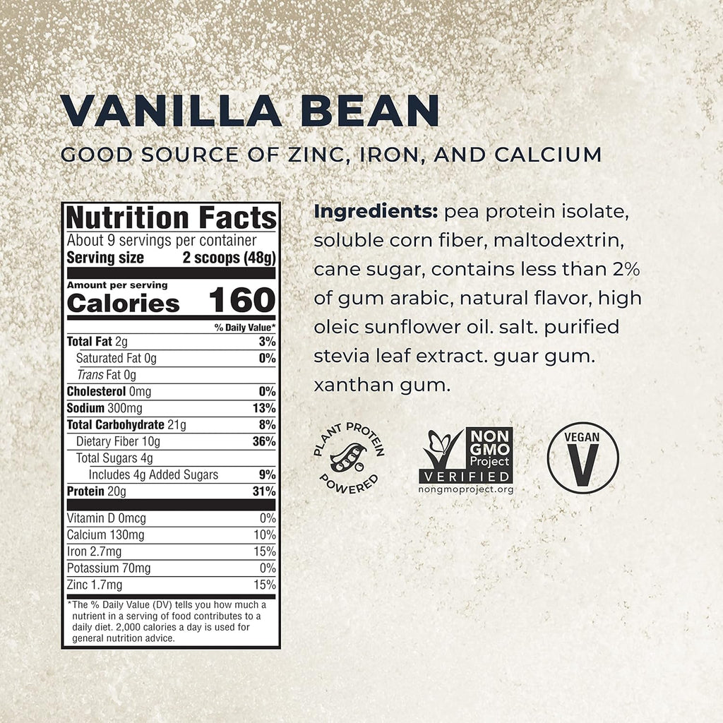 Evolve Protein Powder, Ideal Vanilla, 20g Protein, 1 Pound