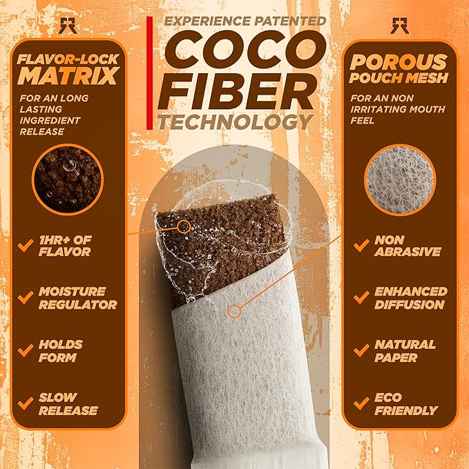 Nootropic Energy Caffeine Pouches (Mango) • 100mg Caffeine • Alpha GPC • Huperzine A & Essential Vitamins • Sugar-Free • Coconut Fiber Technology • 15 Pouches Per Can (Pack of 1)