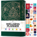 Legend Wellness Planner & Food Journal – Daily Diet & Health Journal with Exercise & Weight Loss Tracker – Nutrition Diary, 6 Months (Forest Green)