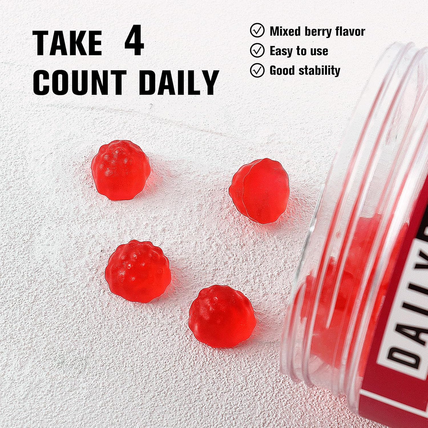 7 IN 1 Creatine Monohydrate Gummies Complex 5600mg for Women and Men, Creatina gummy with L-Carnitine, B12, BCAA 2:1:1, Sugar Free, Non-GMO & Vegan, 120 Gummies，Mixed Berry Flavor & Easy Chewable