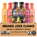 Karviva Organic Detox Juice Cleanse & Immunity Boost, Ancient Remedies for Gentle Detox & Restore Digestion, Prebiotics, Vitamin C, D & Marine Collagen, Low-Sugar, Gluten-Free, 1 to 3 Day Use, (6 BPA-Free Bottles, 12 oz Each)