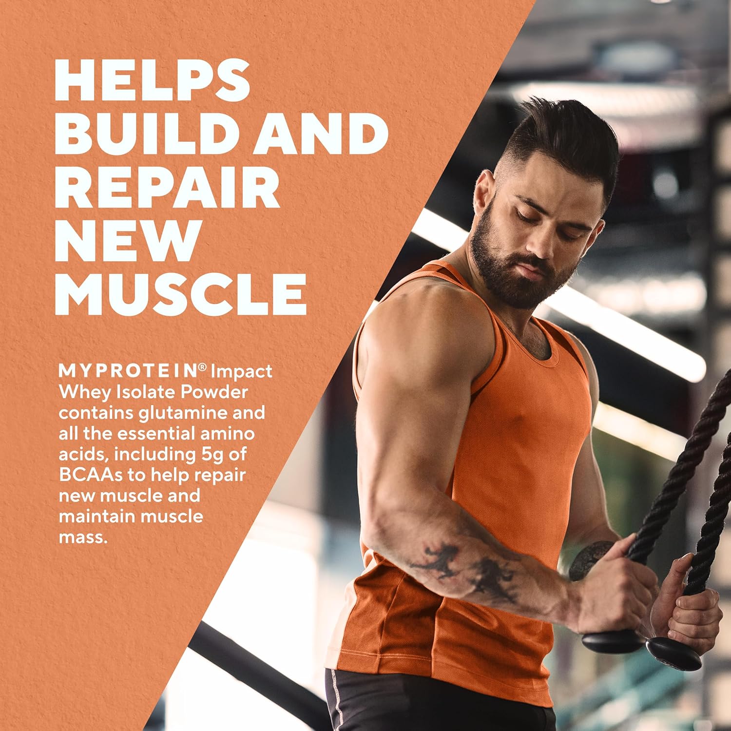 Myprotein Impact Whey Protein Isolate, 5.5 Lbs (79 Servings) Chocolate Smooth, 25g Protein, 3.5g Glutamine & 6g BCAA Per Serving, Protein Shake for Muscle Strength & Recovery