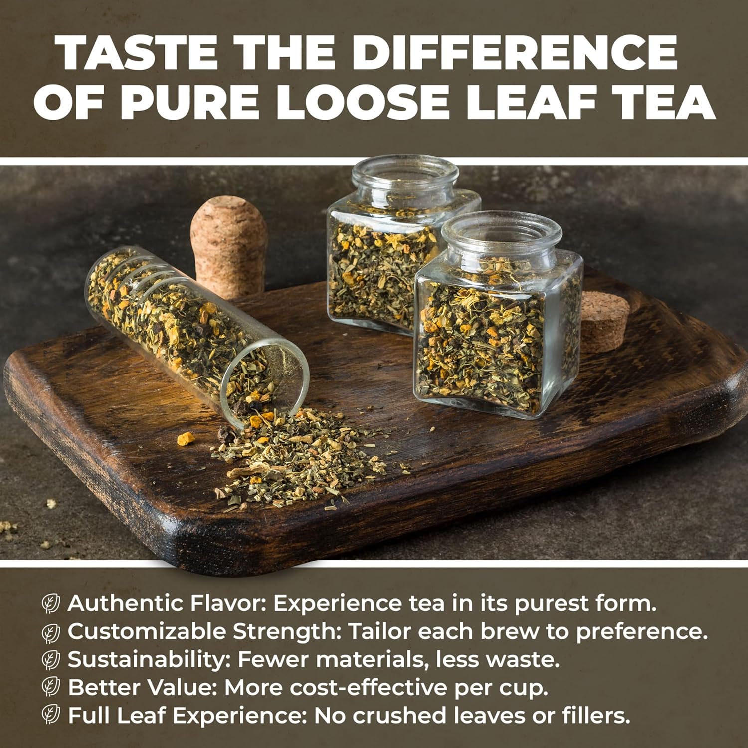Gardenika Organic Flamma-tea Loose Leaf Turmeric Ginger Tea | with Cinnamon & Pepper | 100% Natural | Caffeine Free | Herbal Wellness Tea | Premium Blend | 1 lb (454g)