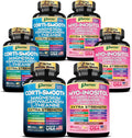 Cortisol & Myo-Inositol Supplement Bundle, Soothe & Smooth Bundle, Cortisol Balance, GABA, Magnesium, Ashwagandha, L-Theanine, D-Chiro Inositol, Folate, Berberine, Chasteberry, Zinc (3 Pack)