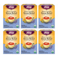 Yogi Tea Honey Lavender Stress Relief Tea - 16 Tea Bags per Pack (6 Packs) - Organic Chamomile Lavender Tea - Includes Lemon Balm, Lemongrass, Spearmint Leaf, Peppermint Leaf, Honey Flavor & More