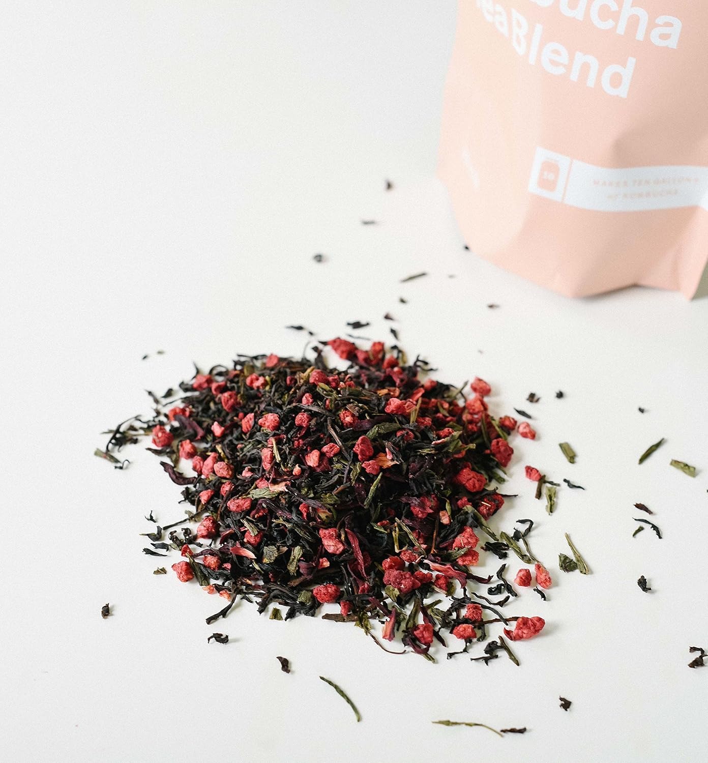 The Kombucha Shop - Raspberry - Organic Loose Leaf Tea Blend - Makes 10 Gallons of Kombucha Tea