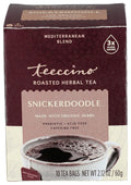 Teeccino Snickerdoodle Herbal Tea - Dessert Beverage That’s Prebiotic, Caffeine-Free & Acid Free, 10 Tea Bags