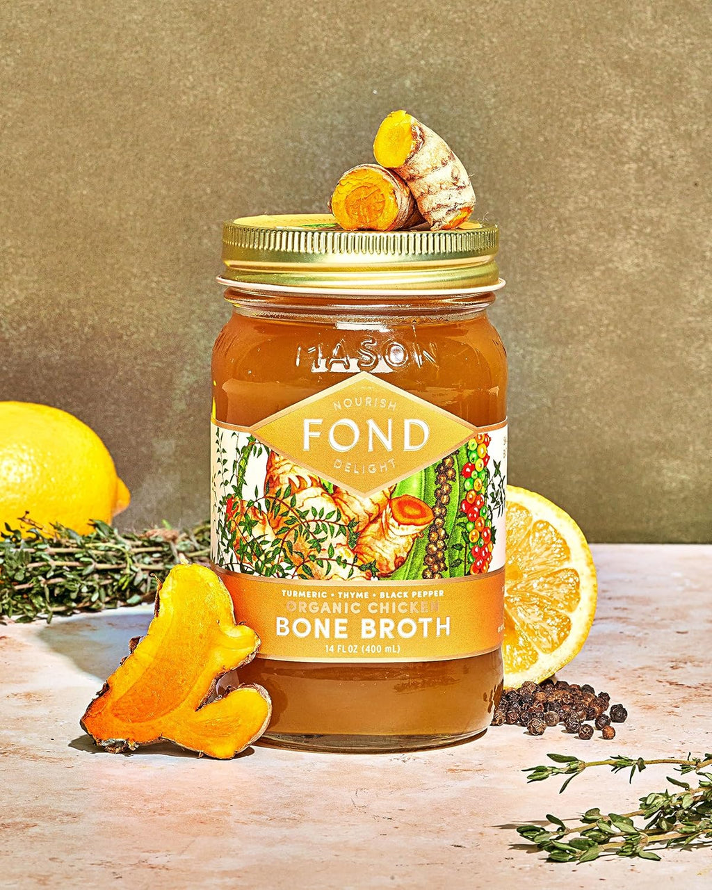 FOND Pasture-Raised Chicken Bone Broth Variety Pack